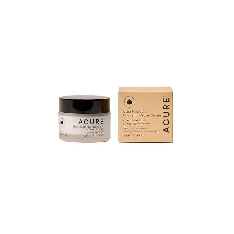 Acure Mascarilla Nocturna Ultra Hidratante Para piel seca y cansada