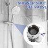 sourcing map 3 Set G1/2" Female x Male Shower Shut