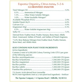 Espoma Organic Citrus-Tone & Avocados 4 Pounds