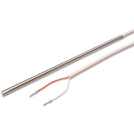 iOVEO 035HP05202.20 - NTC 10kOhm Temperature Sensor with PVC Cable (Light Grey) up to 105°C, Cable Sensor with 200 mm, 2 Metre Connection Cable