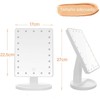 LUMEZING Espejo luz led Maquillaje de Alta definición con 22