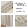 PONY DANCE Kitchen Net Curtains, Modern Short Curtains for Bathroom,