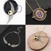 THE9SHOP Set De Dorada Giratiempo, Snitch Pulsera Collar Y Accesorios