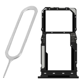 Replacement Easy to Install Portable SIM and Memory Card Tray Holder w/SIM Card Ejection Pin Compatible with Motorola Moto G Pure XT2163-4
