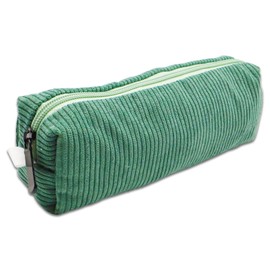 Pencil Case, Aesthetic Pencil Case in Corduroy, Pencil Case Girls, Small Pencil Case, for Boys, Teenagers, Back to School, Pencil Case, Study Must Haves, Pencil Case, Green, Unisex