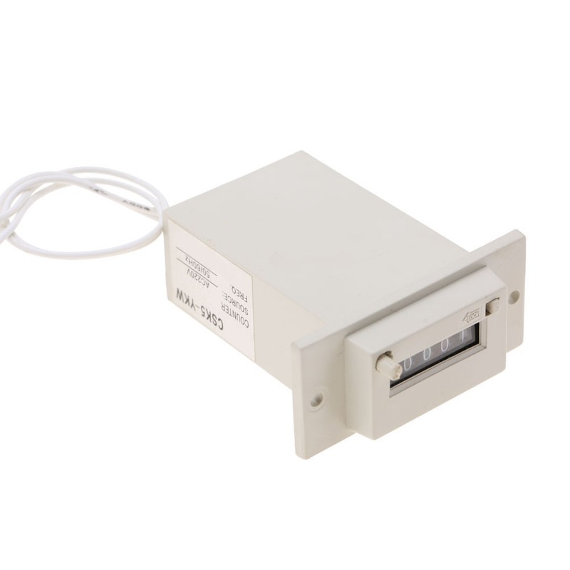 CSK5-YKW 5 Digit Electromagnetic Pulse Counter AC220V / AC110V /