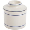 Norpro Glazed Stoneware Butter Keeper,White