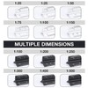 Set of 2 Scale Ruler: 30 cm Length Triangular Scale