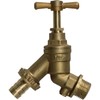1/2" Brass Hose Union Tap with Double Check Valve Back-Flow