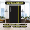 2023-24 A5 Day to View Page Diary Academic Black Case-binding