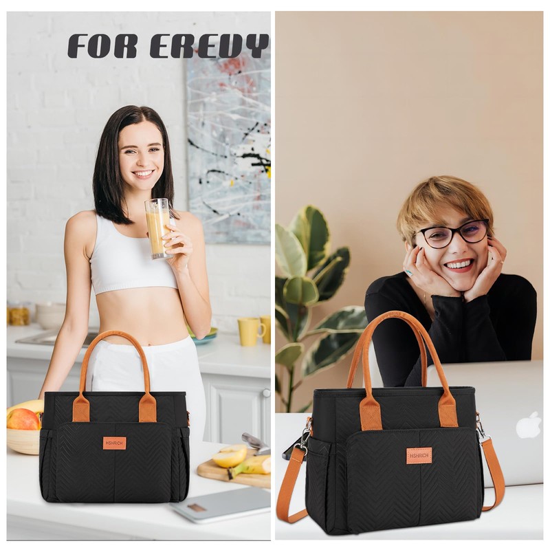 Lunch Bag for Women, Insulated Lunch Box for Work, Large