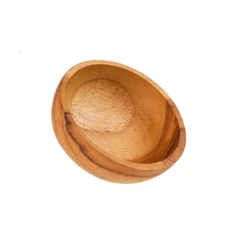 Windalf ELENOIRE Small Teak Bowl 3 cm Piece Salt &