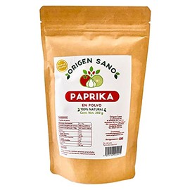 Origen Sano | Paprika en Polvo | Condimento Paprika 100% Natural | 250 g