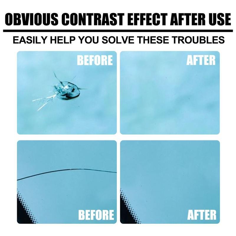 "Car Windshield Crack Repair Kit – Advanced Glass Repair Fluid