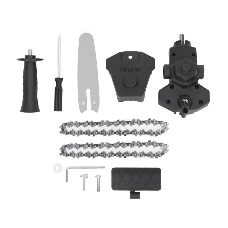 Electric Chainsaw Bracket Balck ABS Handle Cordless Chainsaw Adapter with