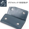 Boosters Key Case, Trifold, 5 Hooks, Smart Key, Genuine Leather,