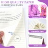 3pcs Mármol Cuaderno Espiral Gsm Notas Pasta 160 Páginas Rayadas