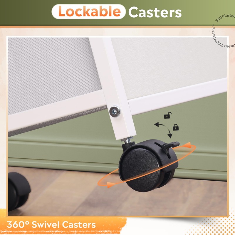 DEVAISE 2 Drawer Mobile File Cabinet, Rolling Printer Stand with