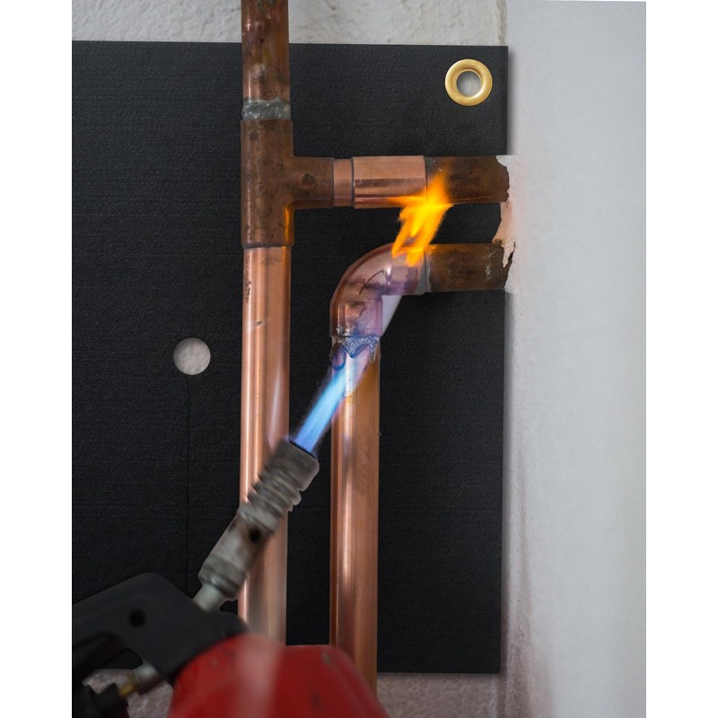 Welding Blanket Fireproof, 12 * 12inch Soldering Heat Shield Mat