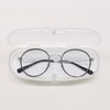 ZARSIO 3 Pieces Hard Shell Glasses Cases Plastic Frosted Translucent