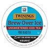 Twinings Brew Over Ice Unsweetened Black Iced Tea K-Cup Pods