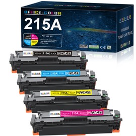 215A Toner Cartridges Works with HP Color Laser Pro M182nw M183fw M182 M183 M155 Series Printer Ink (Black Cyan Yellow Magenta - 4Pack)