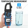 Digital Clamp Meter Multimeter - TEMIRUP Auto-ranging 6000 Counts Amp