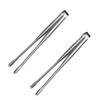 Luxshiny 2 piezas pinzas para cocinar barbacoa, 9.4 pulgadas pinzas