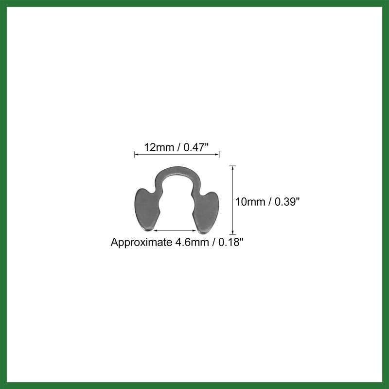 Motoforti 3pcs Turbocharger Actuator Wastegate Circlip E Clip Pin for
