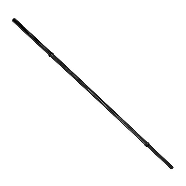 CAP Barbell 60" Solid Standard Bar, 1-Inch Diameter, Black