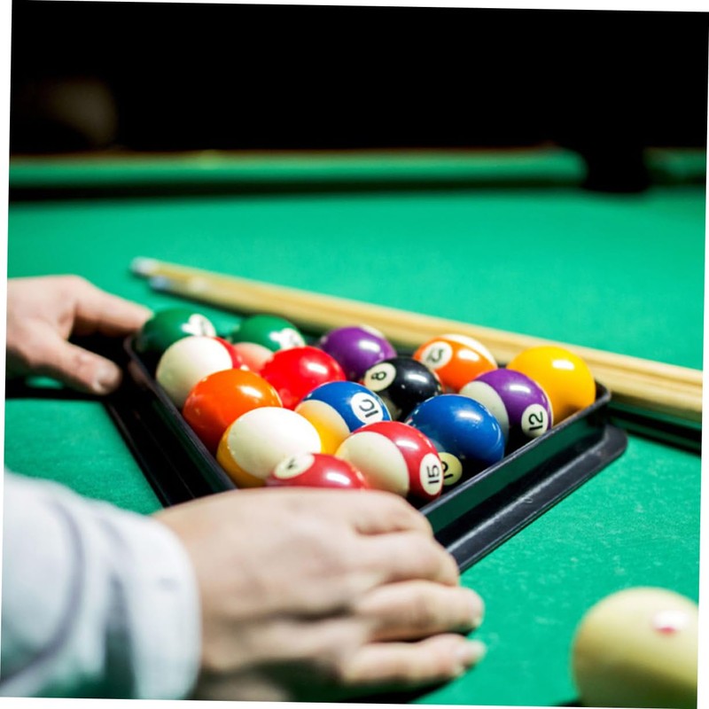 Gatuida Mini Billiard Rack Triangle Durable Pool Balls Organizer for