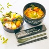 Skater Chopsticks and Spoon Set for Lunchbox, Adult, Antibacterial Combination
