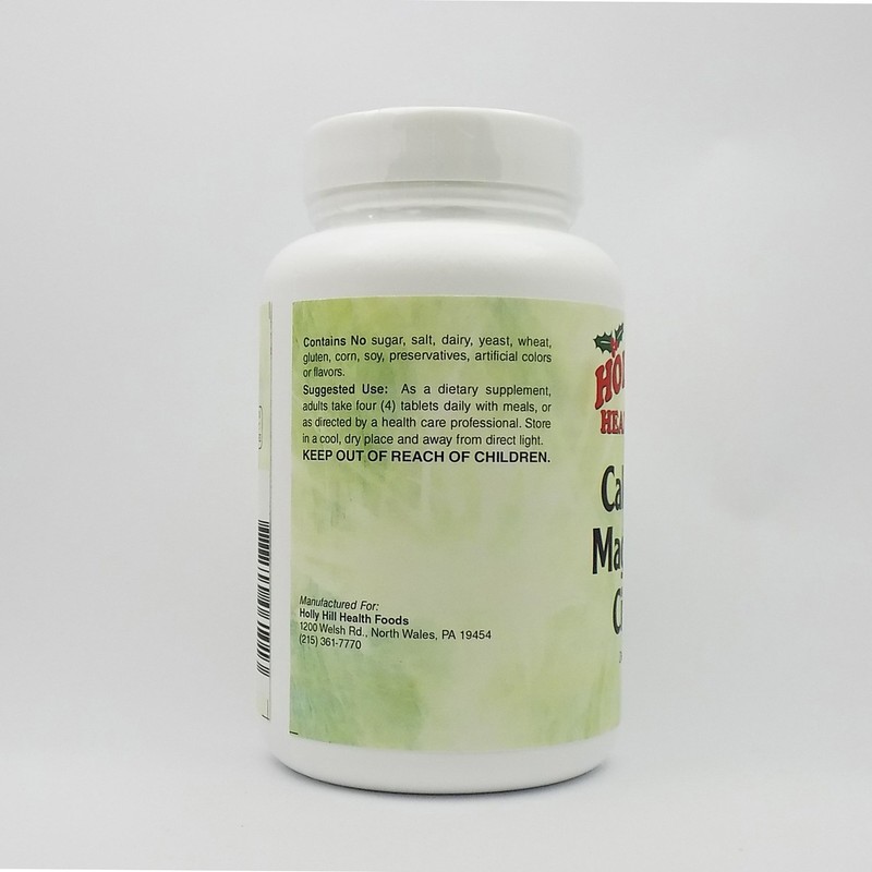 Holly Hill Health Foods, Calcium and Magnesium Citrates, 100 Tablets