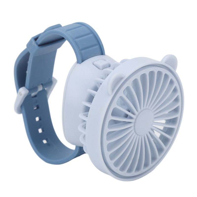 Protable Watch Fan with Adjustable Wristband Children Cartoon Electric Fan
