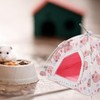 BESPORTBLE Small Animal Plush Tent Bed Cozy Hideout for Hamsters