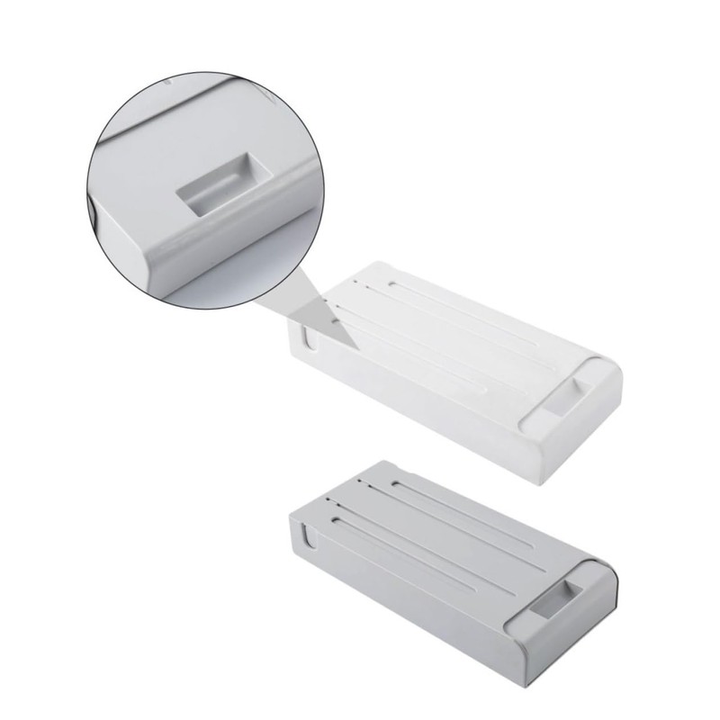 COHEALI 2pcs Plastic Desktop Storage Box Stackable Drawers Desk Organizers