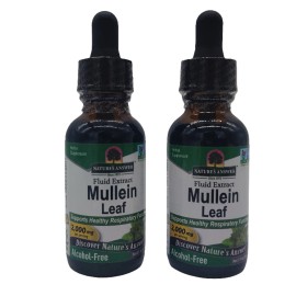 AZ, Natural, Garden Greens, Lily, Mary Ruth, Nature Nature's Answer Mullein Leaf Extract Drops – Alcohol-Free Lung Support Suppleme
