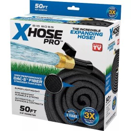 XHose Pro Garden Hose DAC 5 Expandable 50ft High Performance Big Boss
