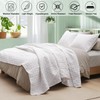 PHF Lightweight Quilt Set King Size, 3PCS Ultra Soft Ultrasonic