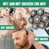 7D Shaver Heads Replacement 7 Blades Bald Head Shaver Replacement
