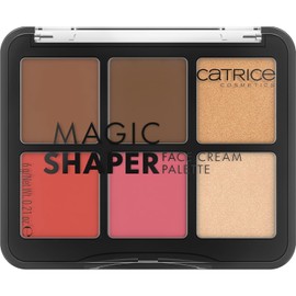 Catrice Magic Shaper Face Cream Palette, Blush Palette, No. 010, Multicoloured, 6 Colours, Defining, Instant Result, Natural, Vegan, Perfume, Alcohol, Parabens, Pack of 1 (6 g)