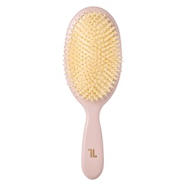 Partner_Reference Tulip Silky Pig Hair Hairbrush 1pc Pink Gray / 툴리프 실키 돈모 헤어브러시 1개 핑크그레이