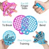 2Pcs Grip Strength Trainer,Finger Stretcher,Hand Strengtheners,Hand Exercise Web with Various