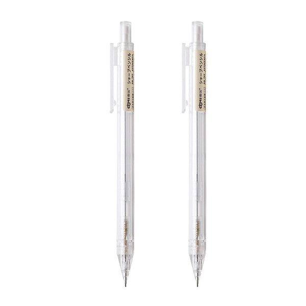 Akkerds Mechanical Pencil, Simple, Clear Lever, 0.02 inches (0.5 mm),
