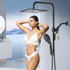 HEROBAI 10" Filtered Rain Shower Head with Handheld Spray Combo,