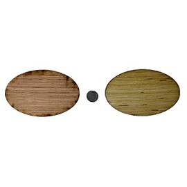 3/16" Laser Cut Wooden Bases (Oval - 150x95mm (1 pack))