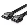 Meiso Cables De Datos Sata 3 Rectos Con Seguro, Paquete