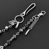 ESYTCH Biker Rocker Dancing Dice Wallet Chain Motorcycle Key Chain