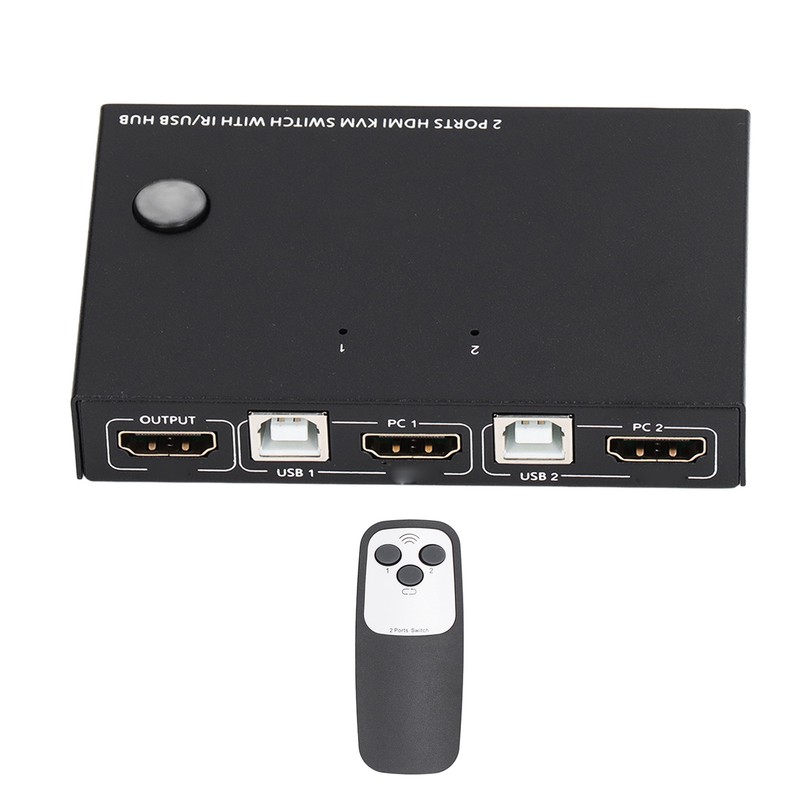 2 in 1 Out KVM Switch 3840 X 2160 Resolution