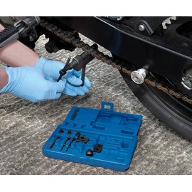 Draper 31318 Expert Motorcycle Chain Splitter and Riveter Kit , Blue
